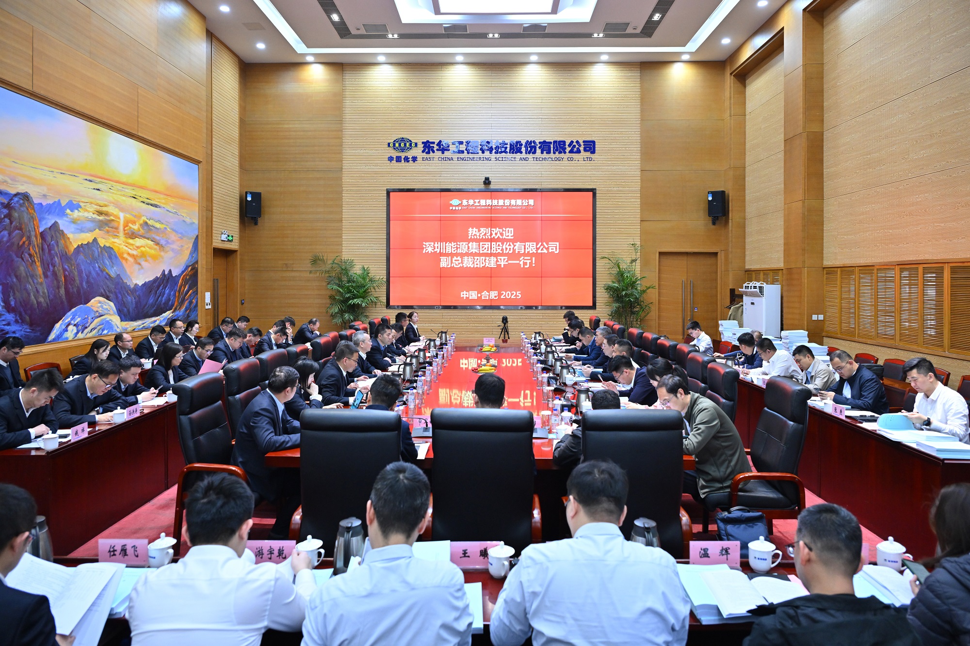 中國化學東華公司深能鄂托克旗風光制氫一體化合成綠氨項目初步設計審查會順利召開